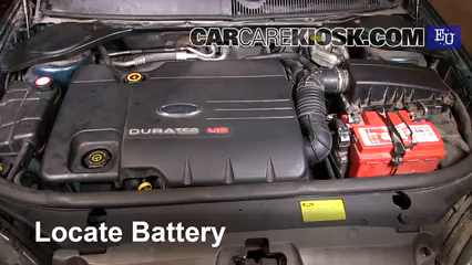 2002 Ford Mondeo Estate LX 2.0L 4 Cyl. Battery Replace